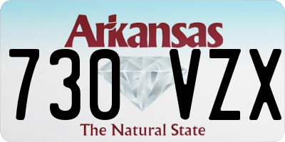 AR license plate 730VZX