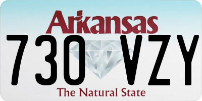 AR license plate 730VZY