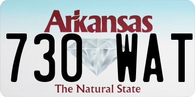 AR license plate 730WAT