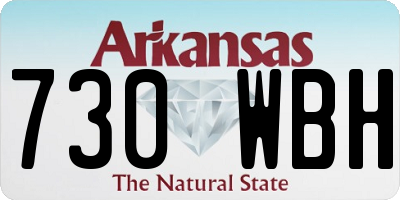 AR license plate 730WBH
