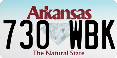 AR license plate 730WBK