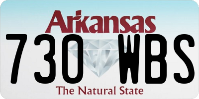 AR license plate 730WBS