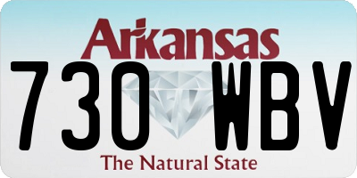 AR license plate 730WBV