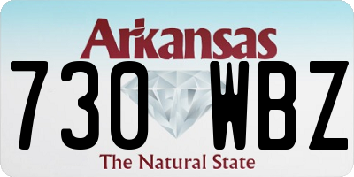 AR license plate 730WBZ