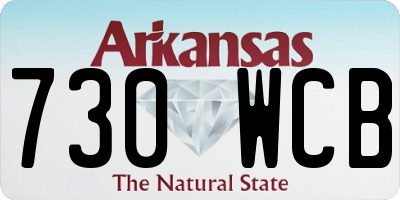 AR license plate 730WCB
