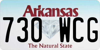 AR license plate 730WCG