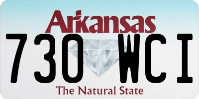 AR license plate 730WCI