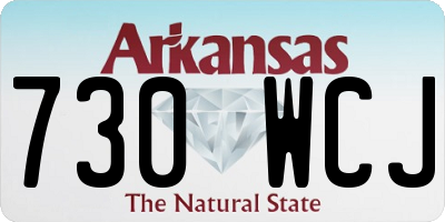 AR license plate 730WCJ
