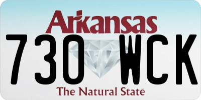 AR license plate 730WCK
