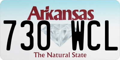 AR license plate 730WCL