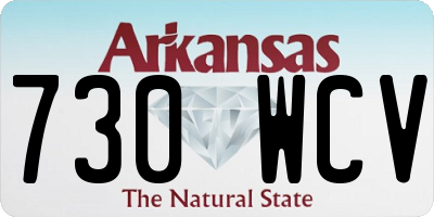 AR license plate 730WCV