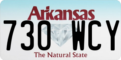 AR license plate 730WCY