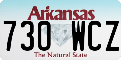 AR license plate 730WCZ