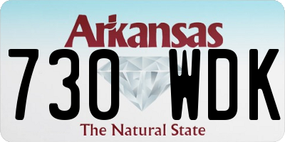 AR license plate 730WDK