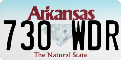 AR license plate 730WDR