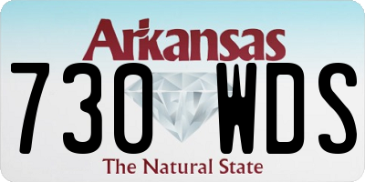 AR license plate 730WDS