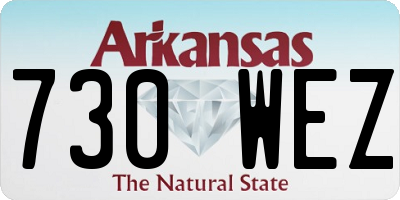 AR license plate 730WEZ