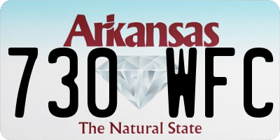 AR license plate 730WFC