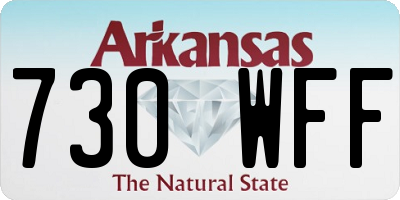 AR license plate 730WFF