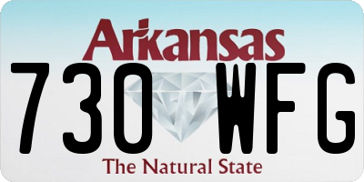 AR license plate 730WFG