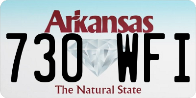 AR license plate 730WFI