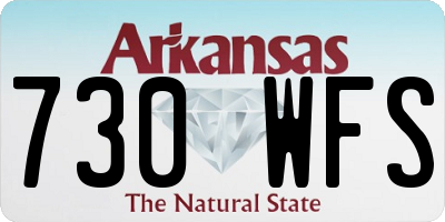 AR license plate 730WFS