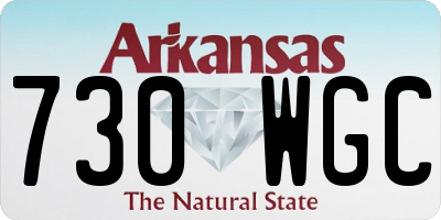 AR license plate 730WGC