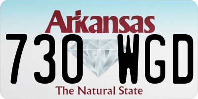 AR license plate 730WGD