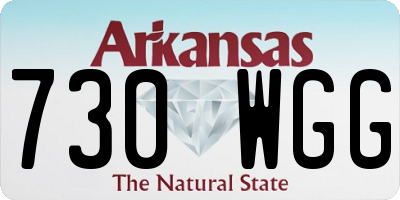 AR license plate 730WGG