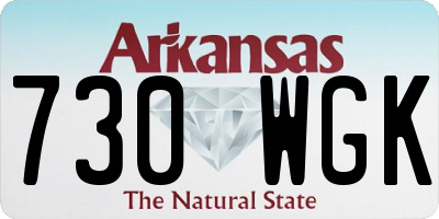 AR license plate 730WGK