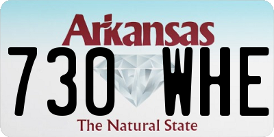 AR license plate 730WHE
