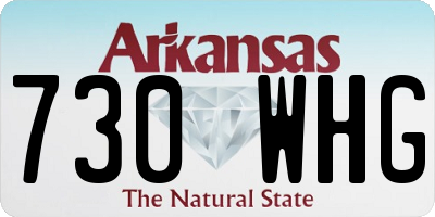 AR license plate 730WHG