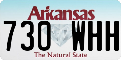 AR license plate 730WHH
