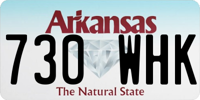 AR license plate 730WHK