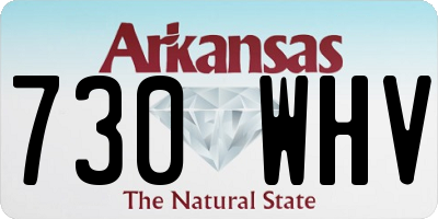 AR license plate 730WHV