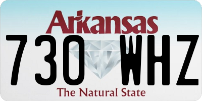 AR license plate 730WHZ