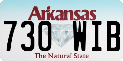 AR license plate 730WIB