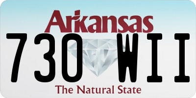 AR license plate 730WII