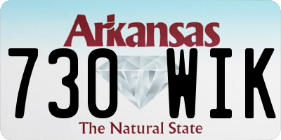 AR license plate 730WIK