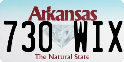 AR license plate 730WIX