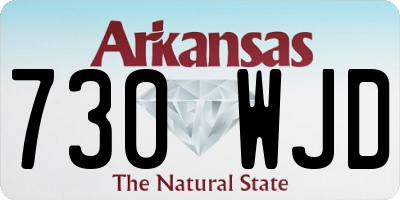 AR license plate 730WJD