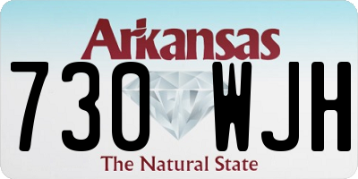 AR license plate 730WJH