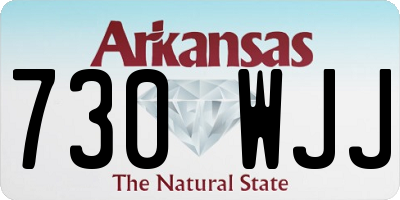 AR license plate 730WJJ