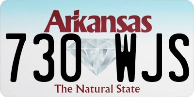 AR license plate 730WJS
