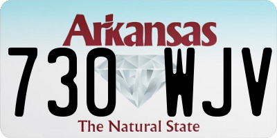 AR license plate 730WJV