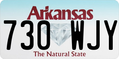 AR license plate 730WJY