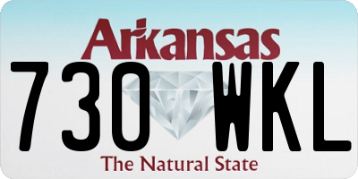 AR license plate 730WKL