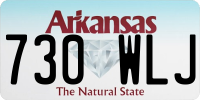 AR license plate 730WLJ