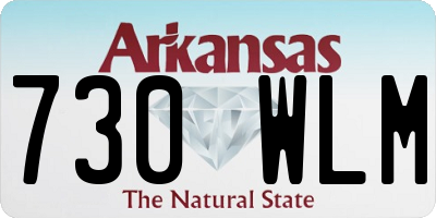AR license plate 730WLM