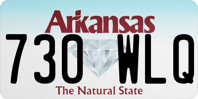 AR license plate 730WLQ